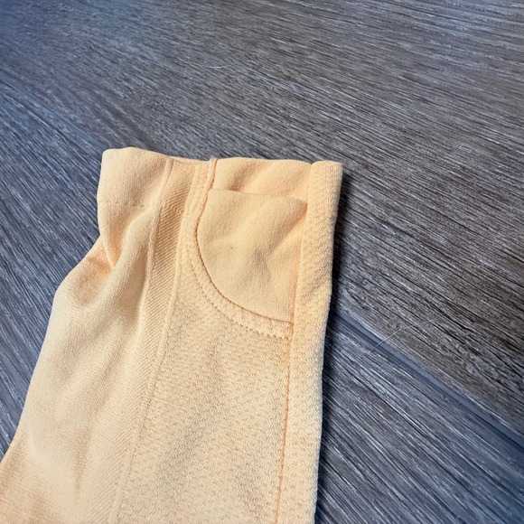 Athleta Girl Power Up Seamless Long Sleeve Top Orange L/12 Athletic Everyday - Picture 6 of 12